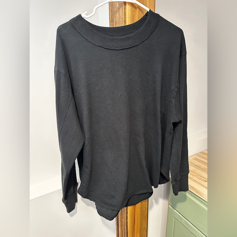Aerie Classic Black Knit Top